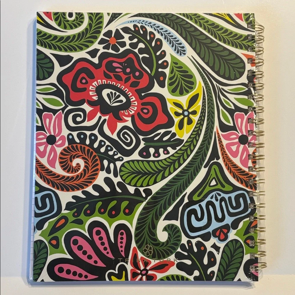 Trina Turk Hard Cover Spiral Bound Notebook and Notepad Bundle